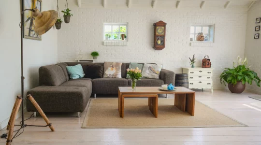 visual of a minimal interior design setting