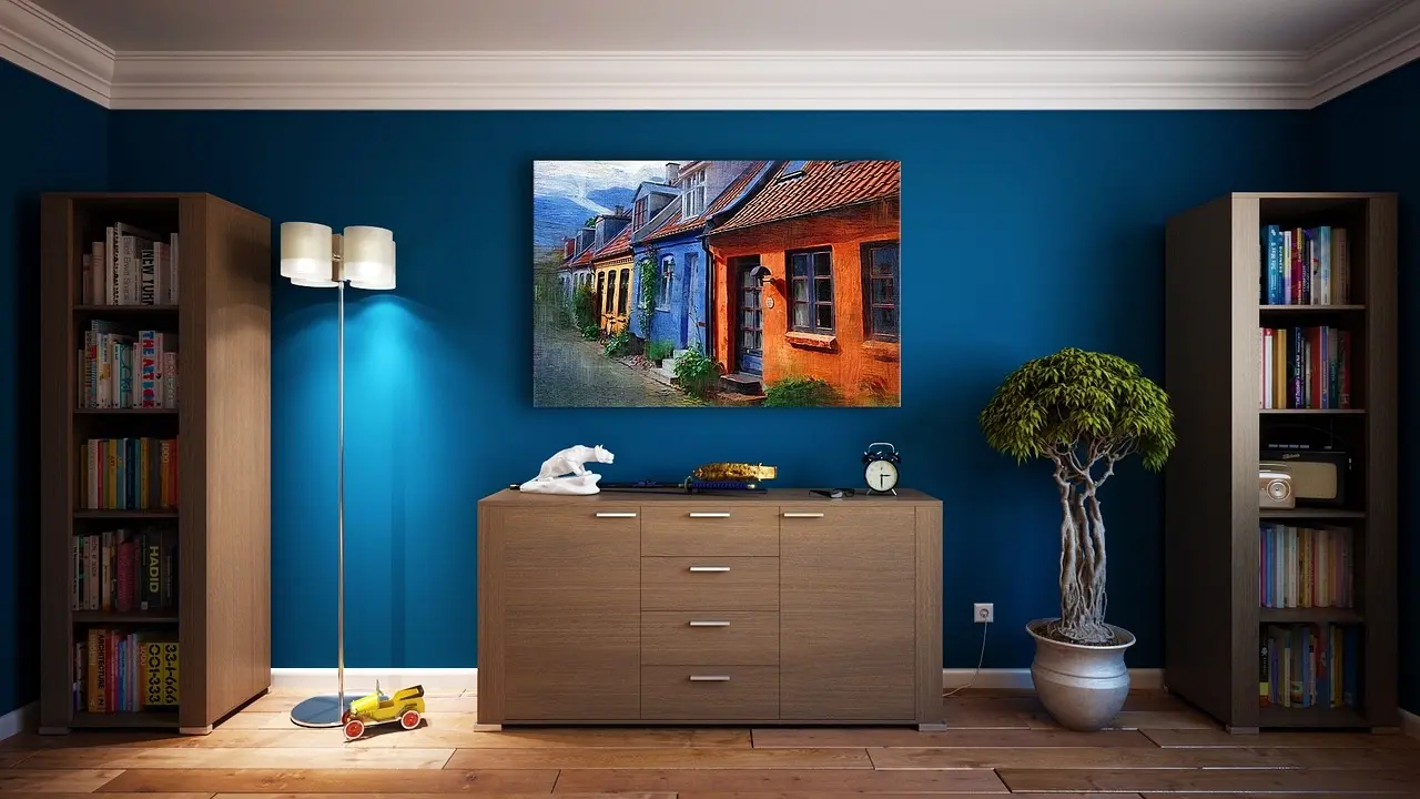 High quality living room interior design project